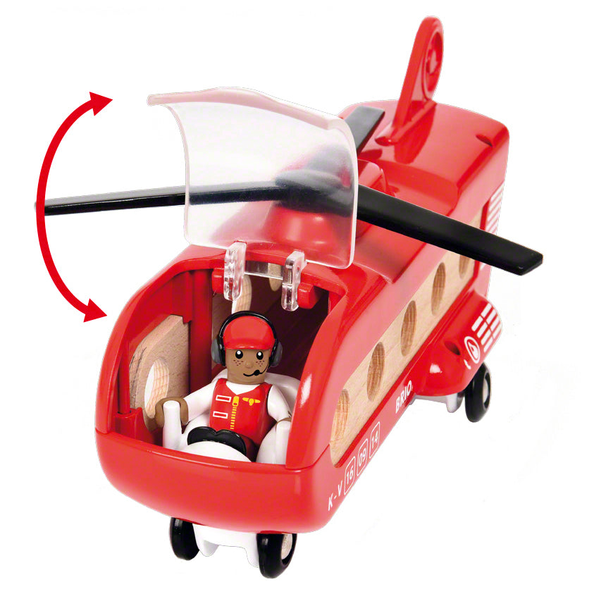 BRIO togbane, fragthelikopter