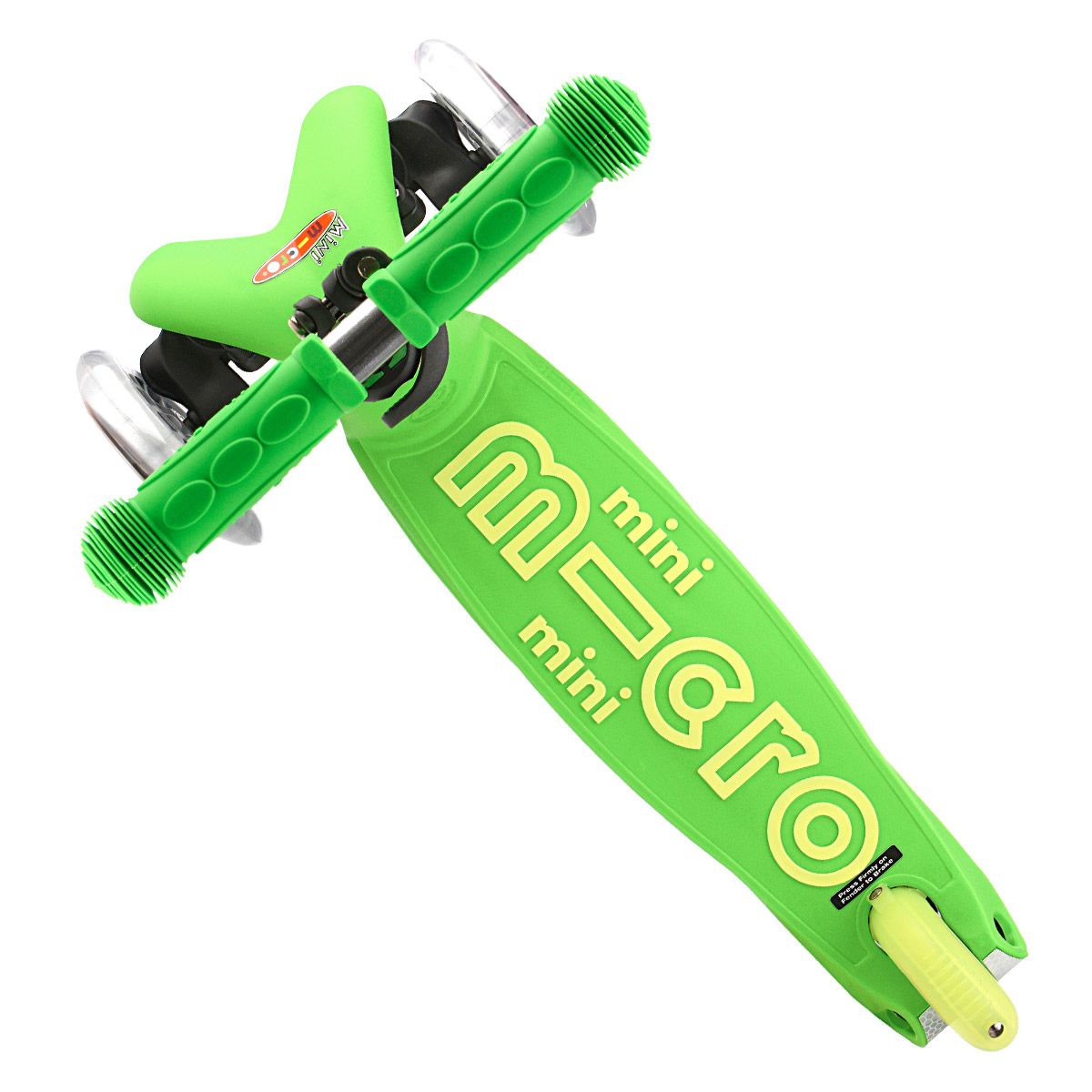Mini Micro deluxe løbehjul, grøn