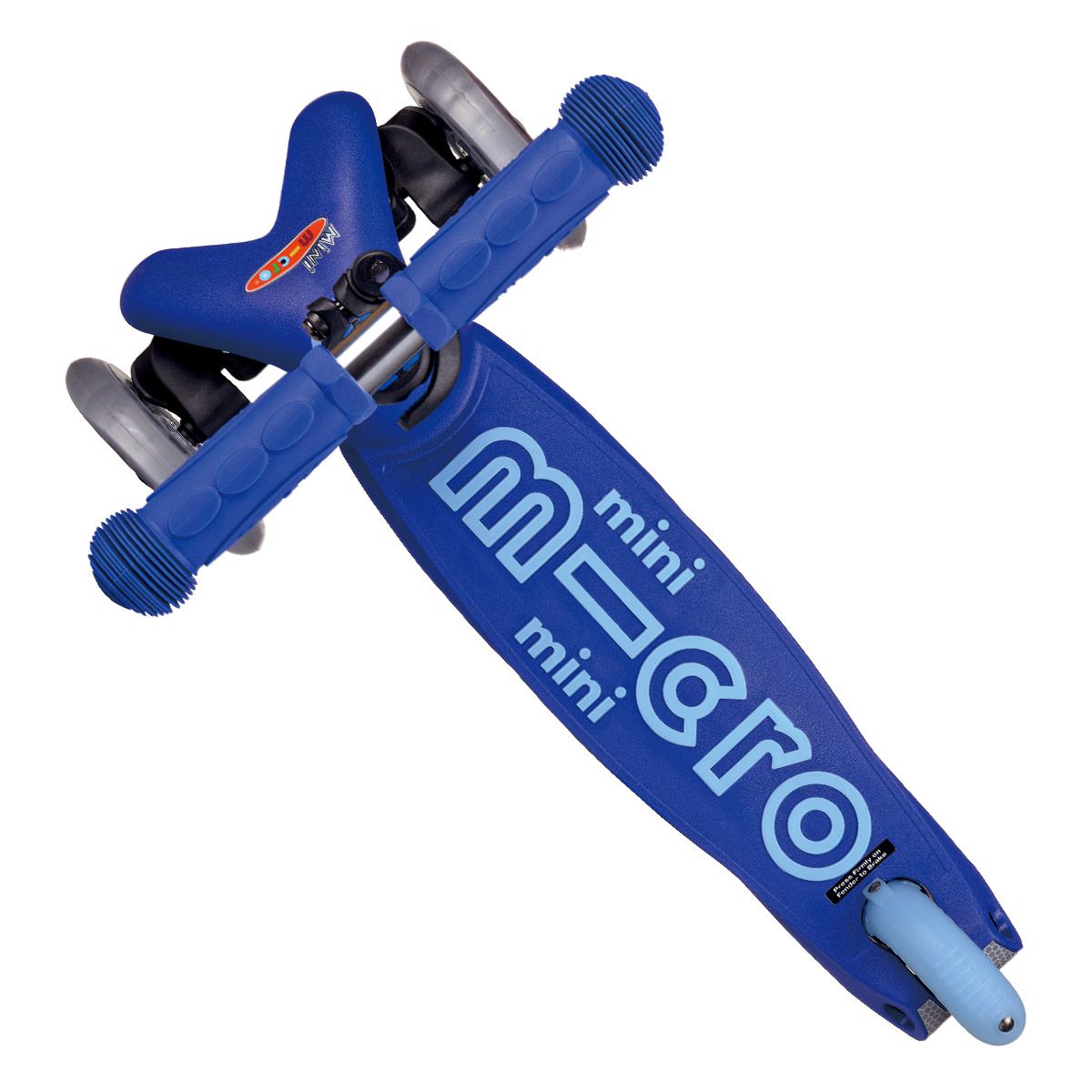 Mini Micro deluxe løbehjul, blå