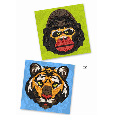 Kreativ pakke, mosaikbilleder tiger