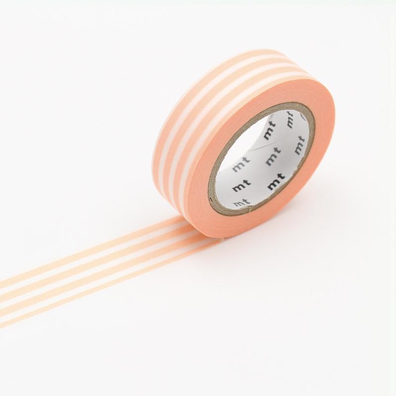Masking Tape, border peach cream