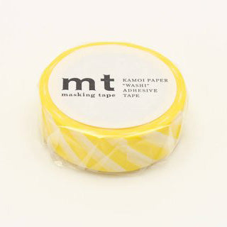 MT Masking Tape, stripe lemon