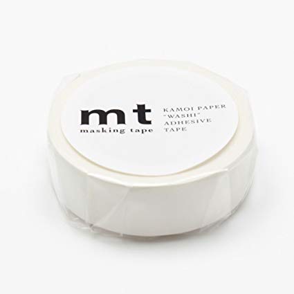 MT Masking Tape, dot white on white