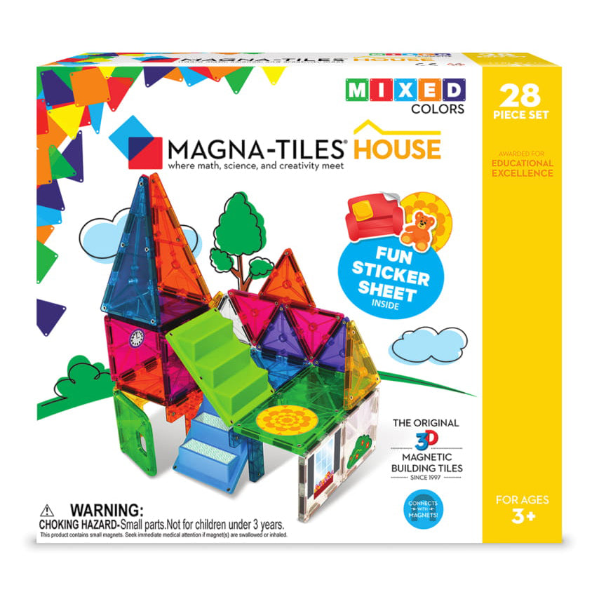Magna-Tiles byggemagneter, House 28 dele