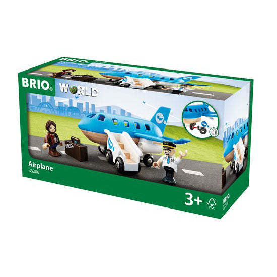 BRIO togbane, fly med passagerer