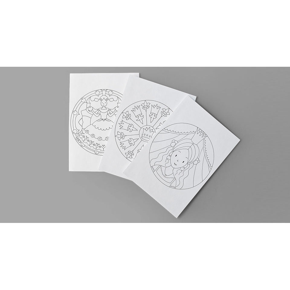 Mandalas malebog, prinsesser