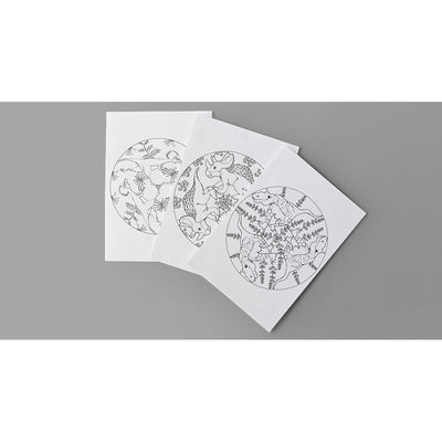 Mandalas malebog, dinosaurer