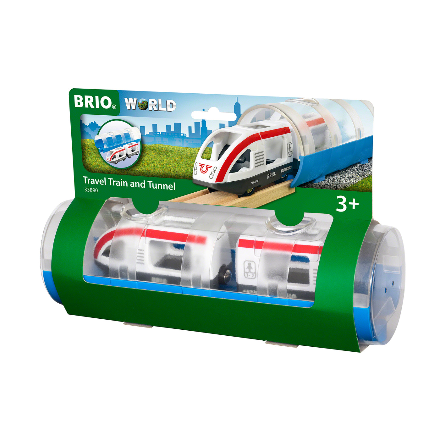 BRIO togbane, passagertog og tunnel