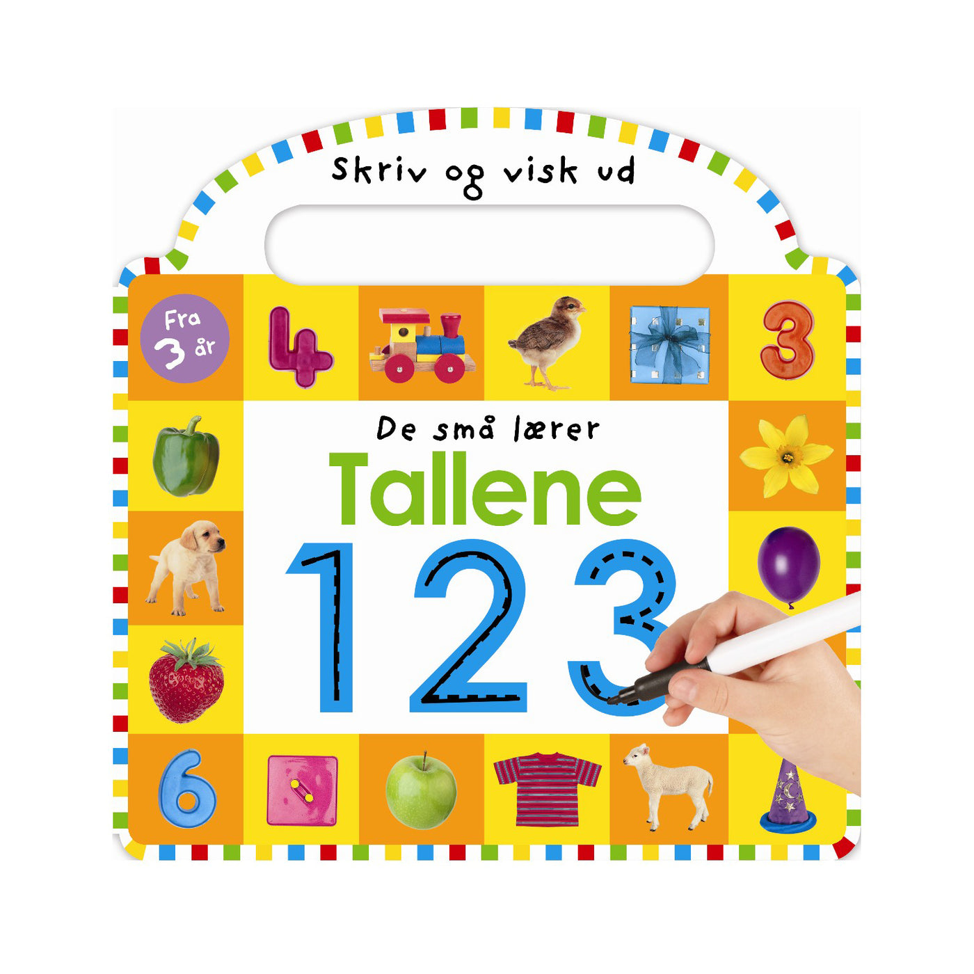 Bog, De små lærer Tallene - skriv og visk ud