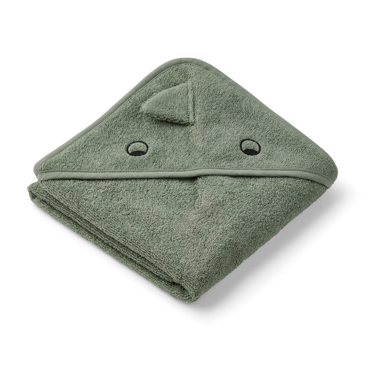 Liewood baby håndklæde, dino grøn