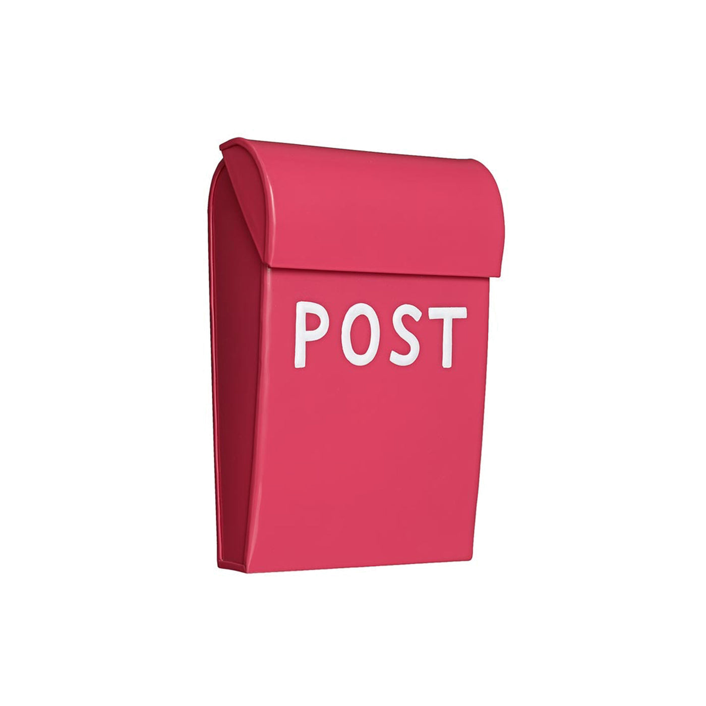Postkasse mini, hindbærrød