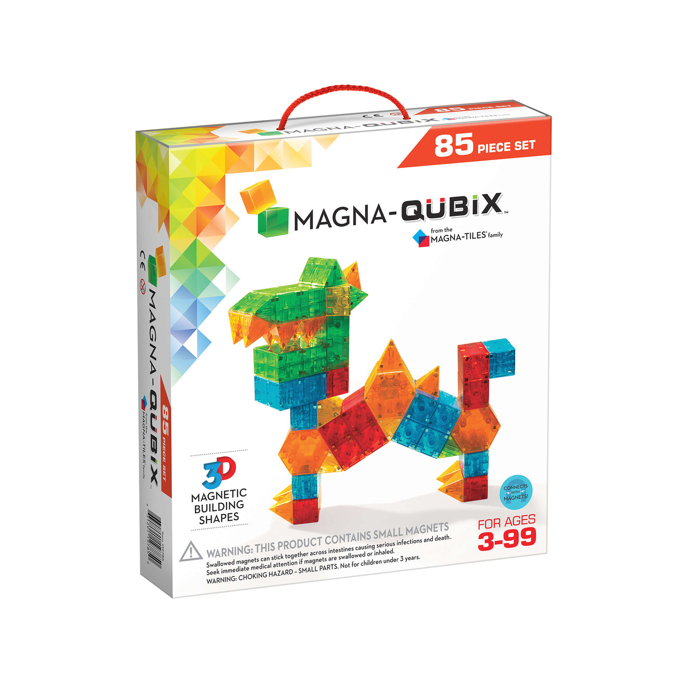 Magna-Tiles Magna-Qubix, 85 stk