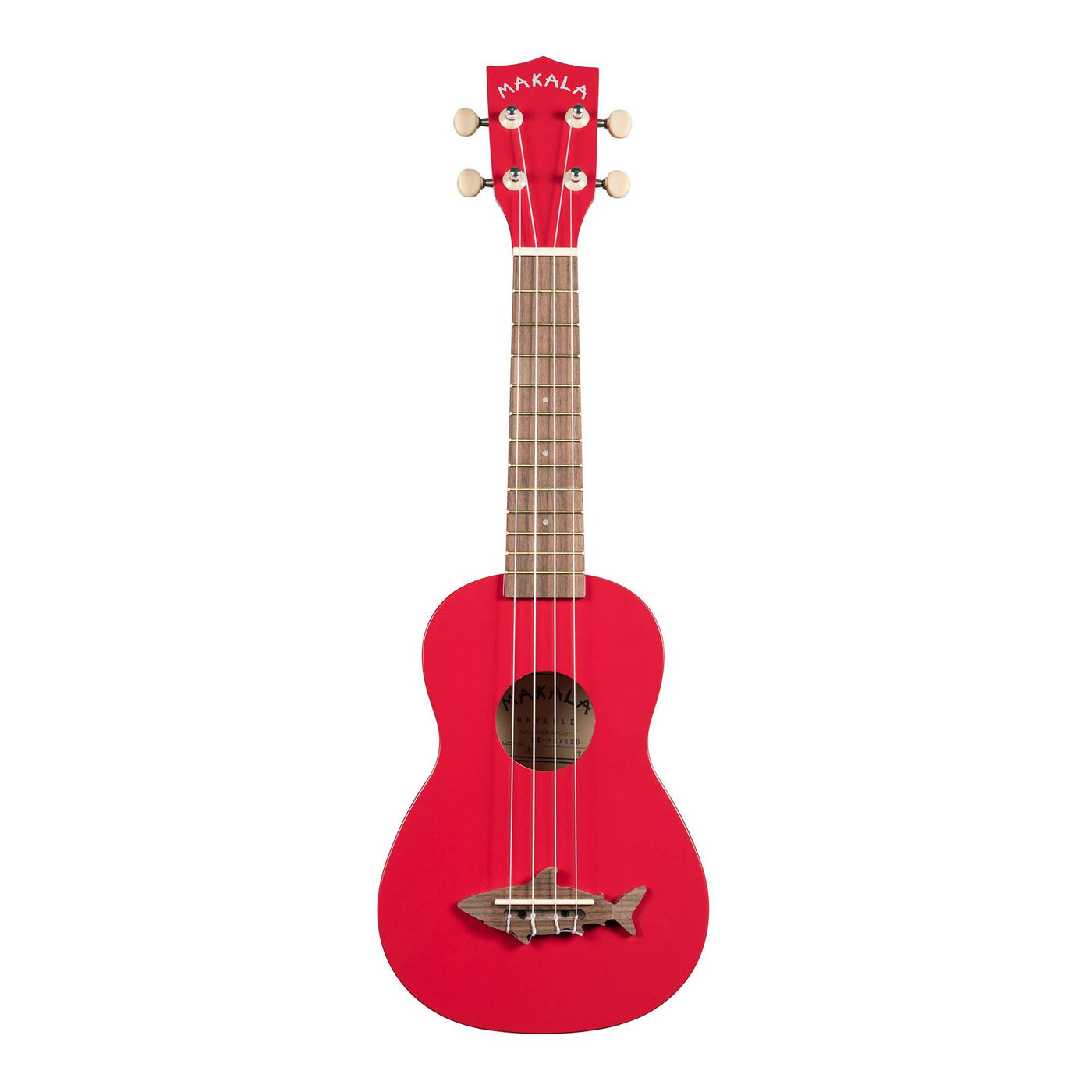 Makala ukulele, mat rød med haj