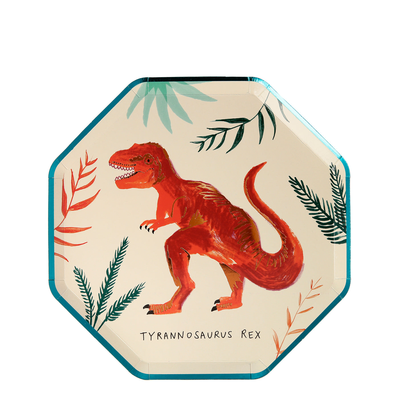 Engangstallerkener, dinosaurer