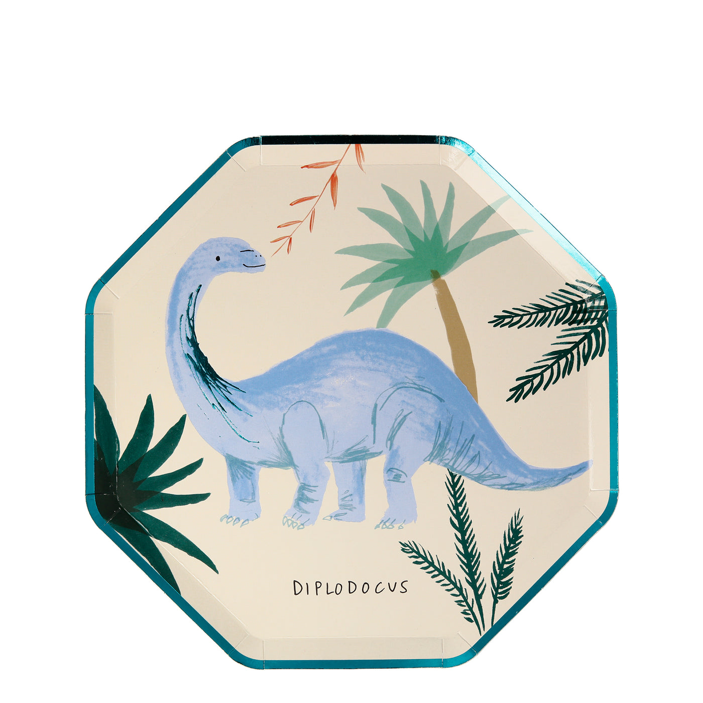 Engangstallerkener, dinosaurer