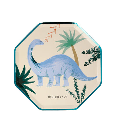 Engangstallerkener, dinosaurer