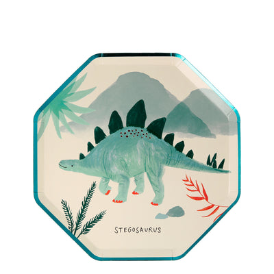 Engangstallerkener, dinosaurer