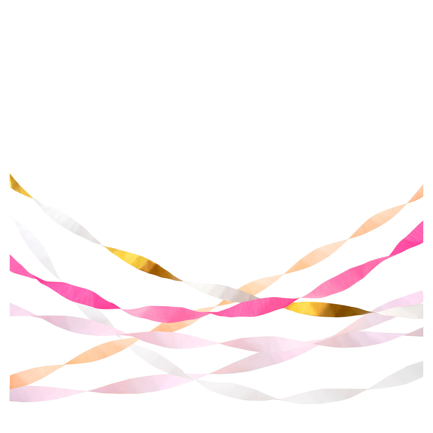 Crepe serpentiner, pink