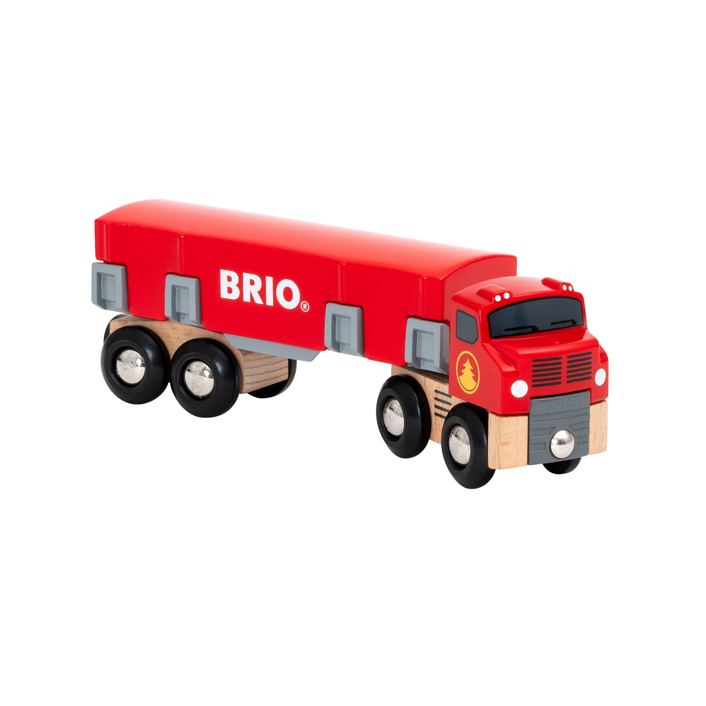 BRIO togbane, lastbil med tømmer