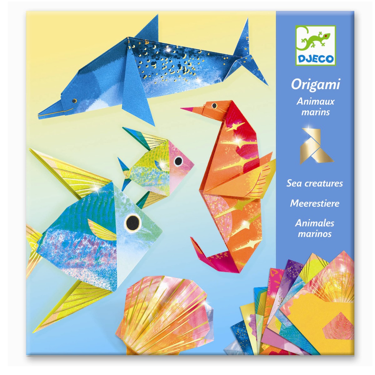 Djeco kreativ pakke, origami havdyr