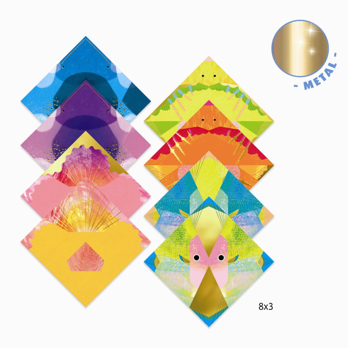 Kreativ pakke, origami havdyr