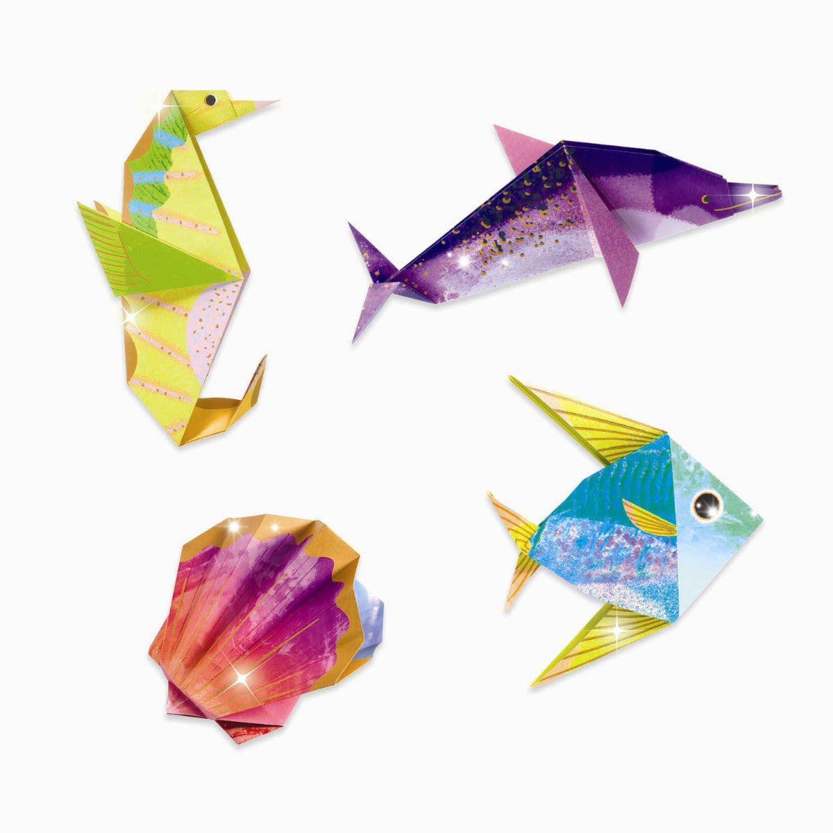 Kreativ pakke, origami havdyr