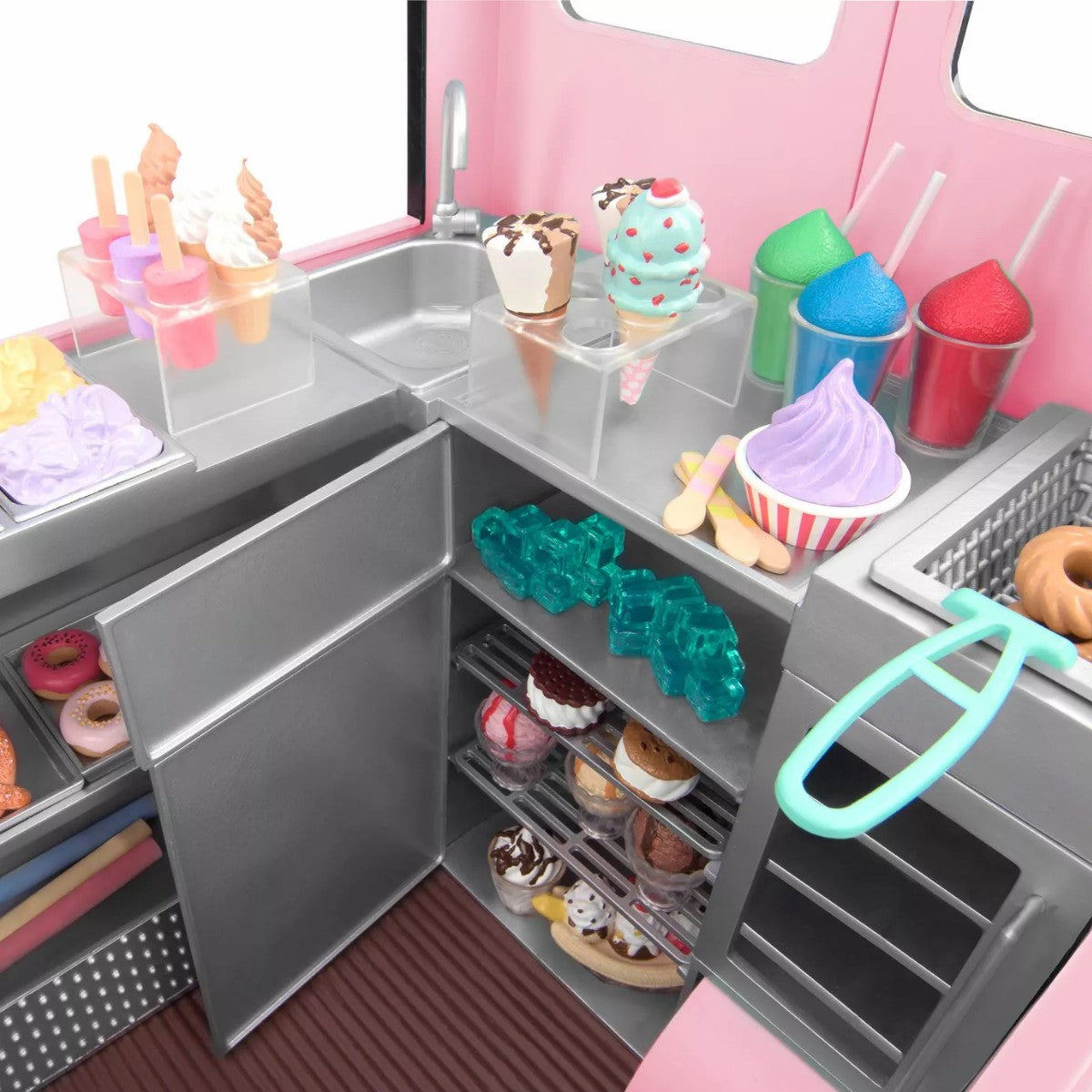 Our Generation Ice cream truck, lyserød