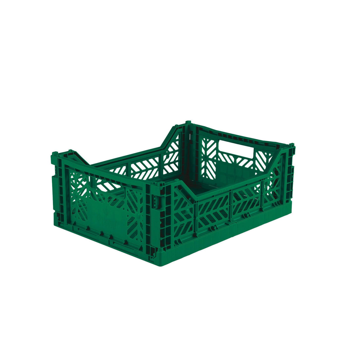 Foldekasse, midi dark green