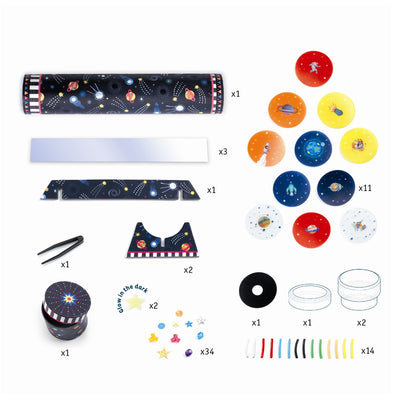 DIY kalejdoskop, space