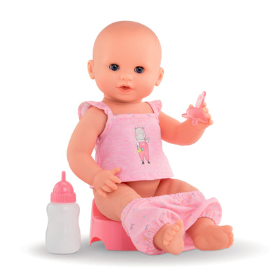 Corolle babydukke med potte, lys pige Emma, 36 cm