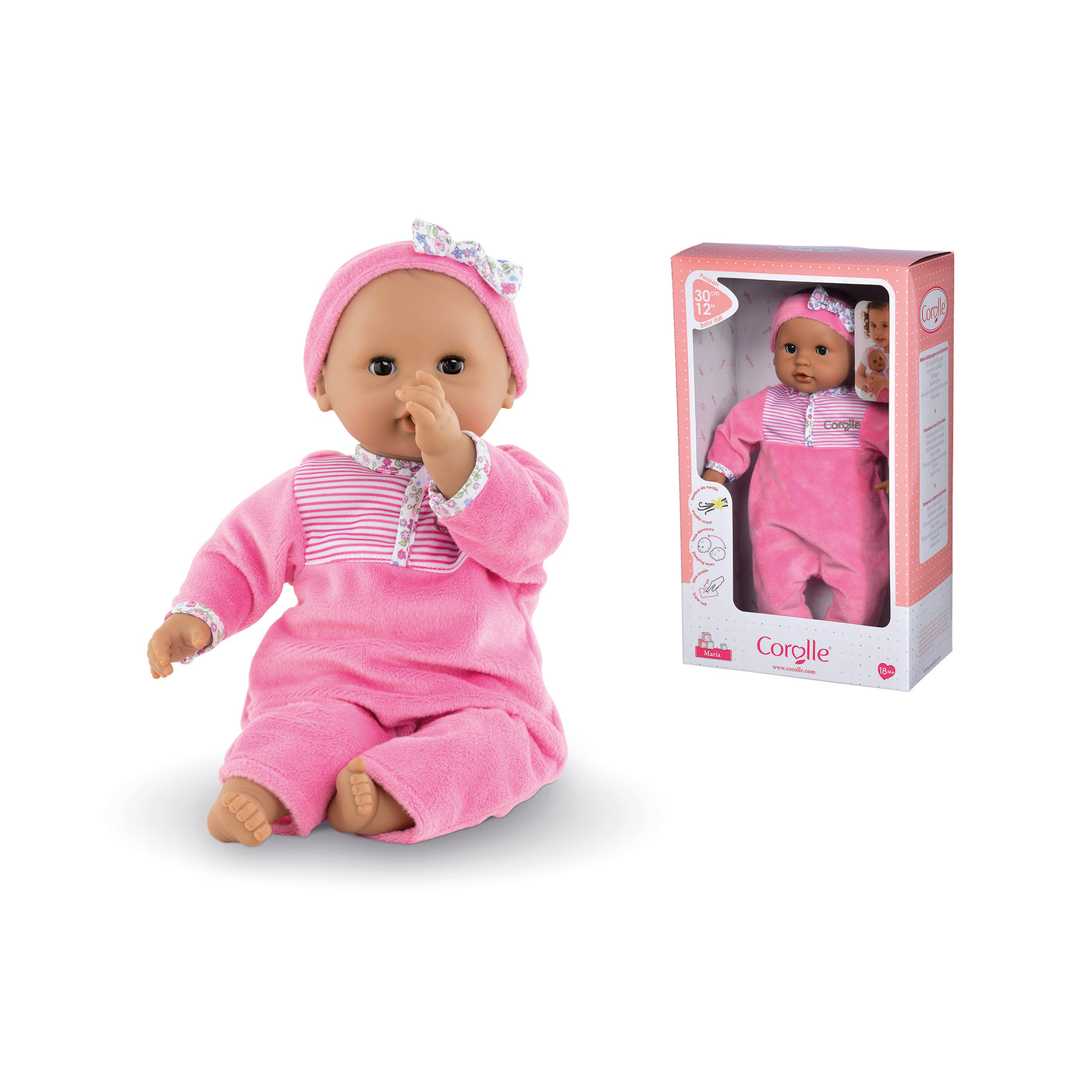 Corolle min første babydukke, mørk pige Maria 30 cm