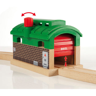 BRIO togbane, toggarage