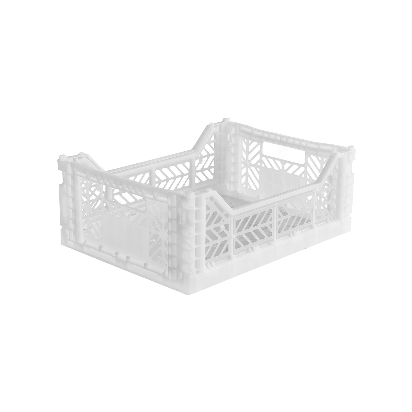 Foldekasse, midi white