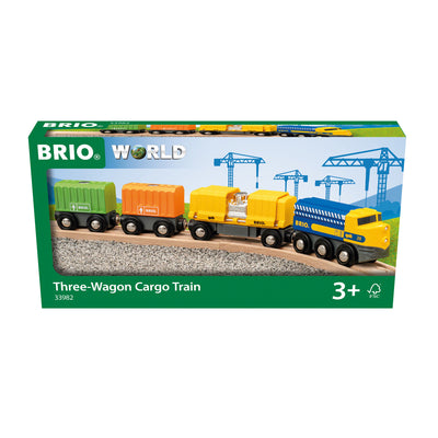 BRIO togbane, Godstog med tre vogne