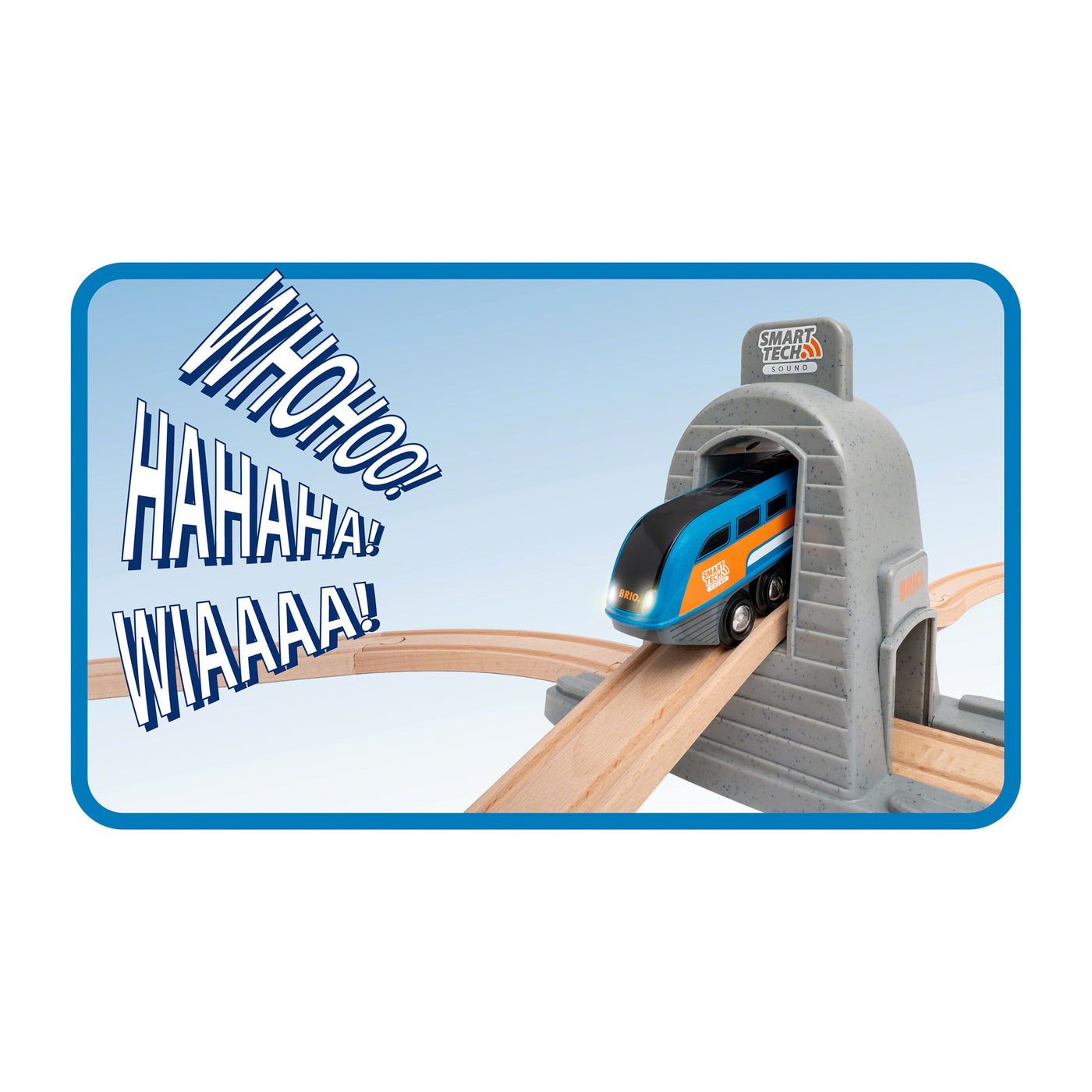BRIO togbane, Action Tunnel Travel Set (Smart Tech Sound)