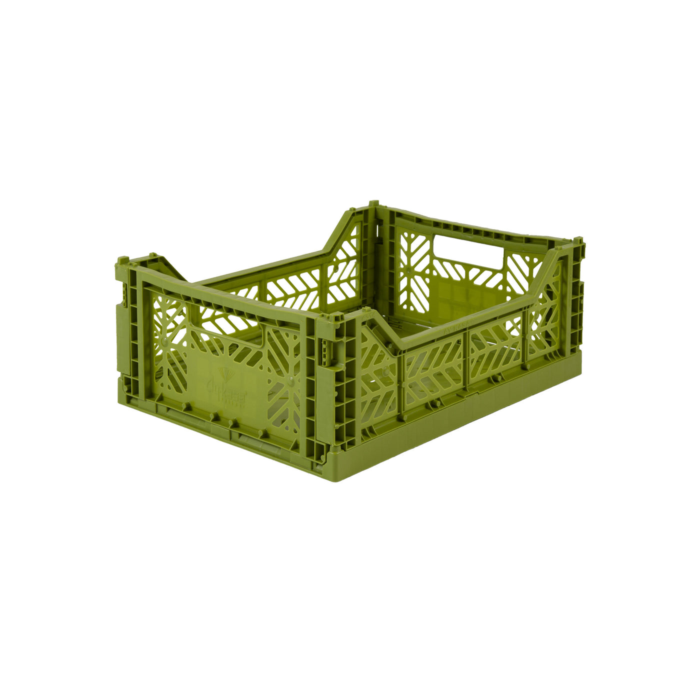 Foldekasse, midi olive