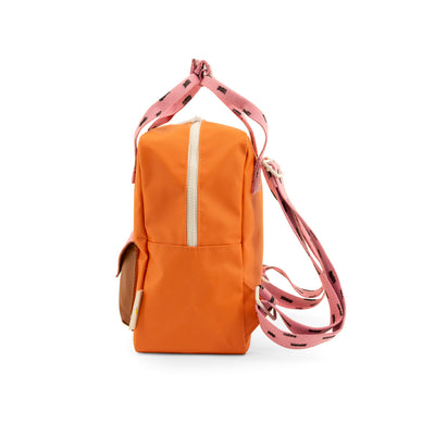 Sticky Lemon rygsæk, orange+pink+brun