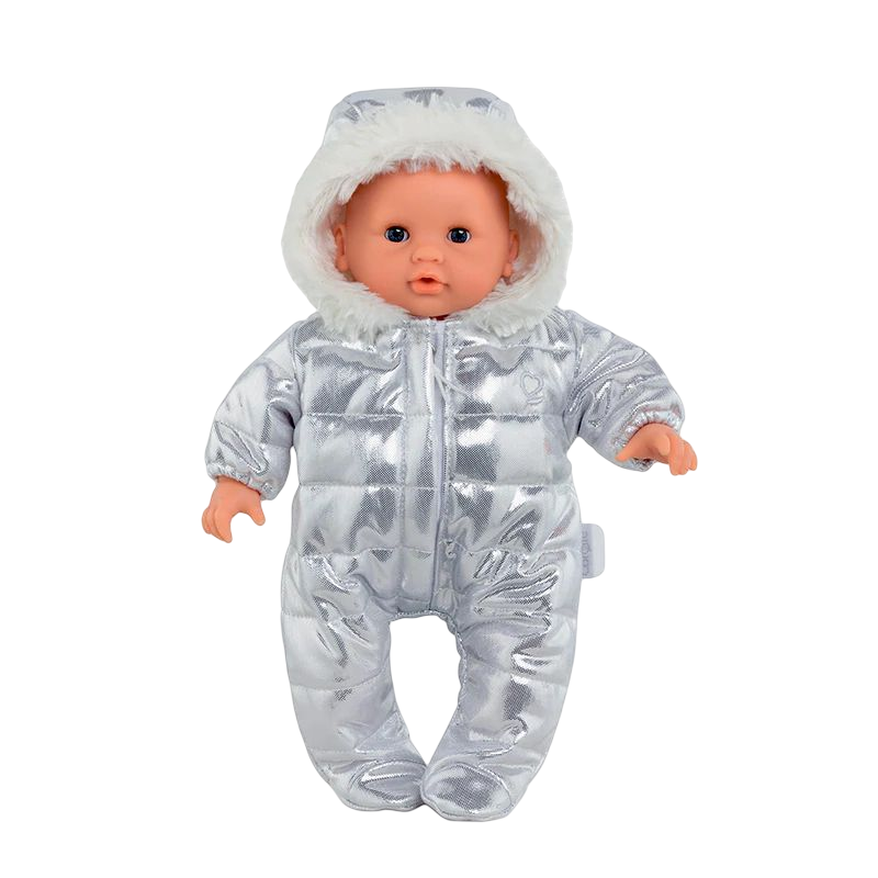 Babydukketøj, Sølvdragt 30 cm