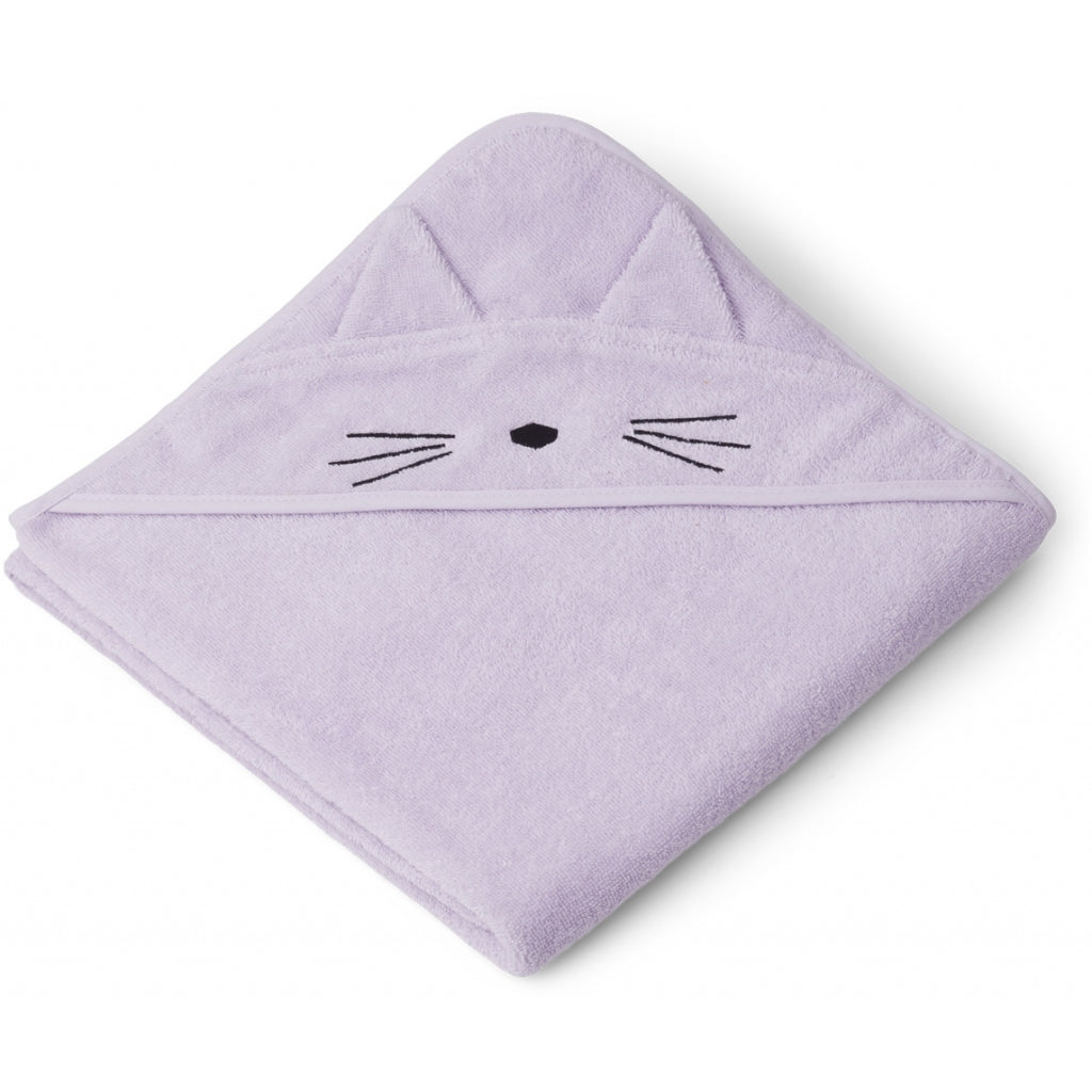Liewood håndklæde, Cat light lavender