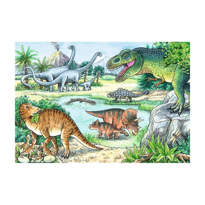 Ravensburger puslespil, Dinosaurer ved vand 2x24