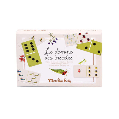 Moulin Roty spil, domino insekter