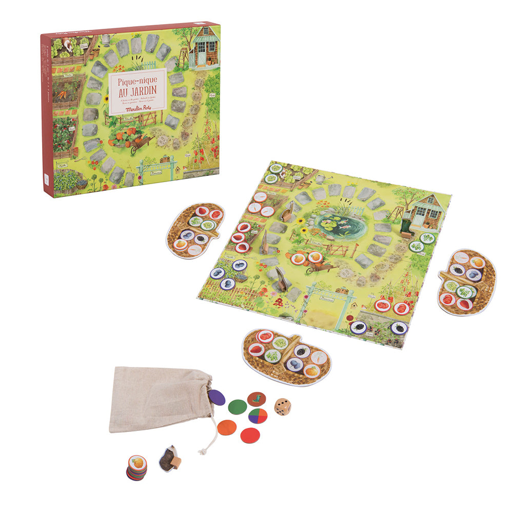 Moulin Roty spil, picnic i haven