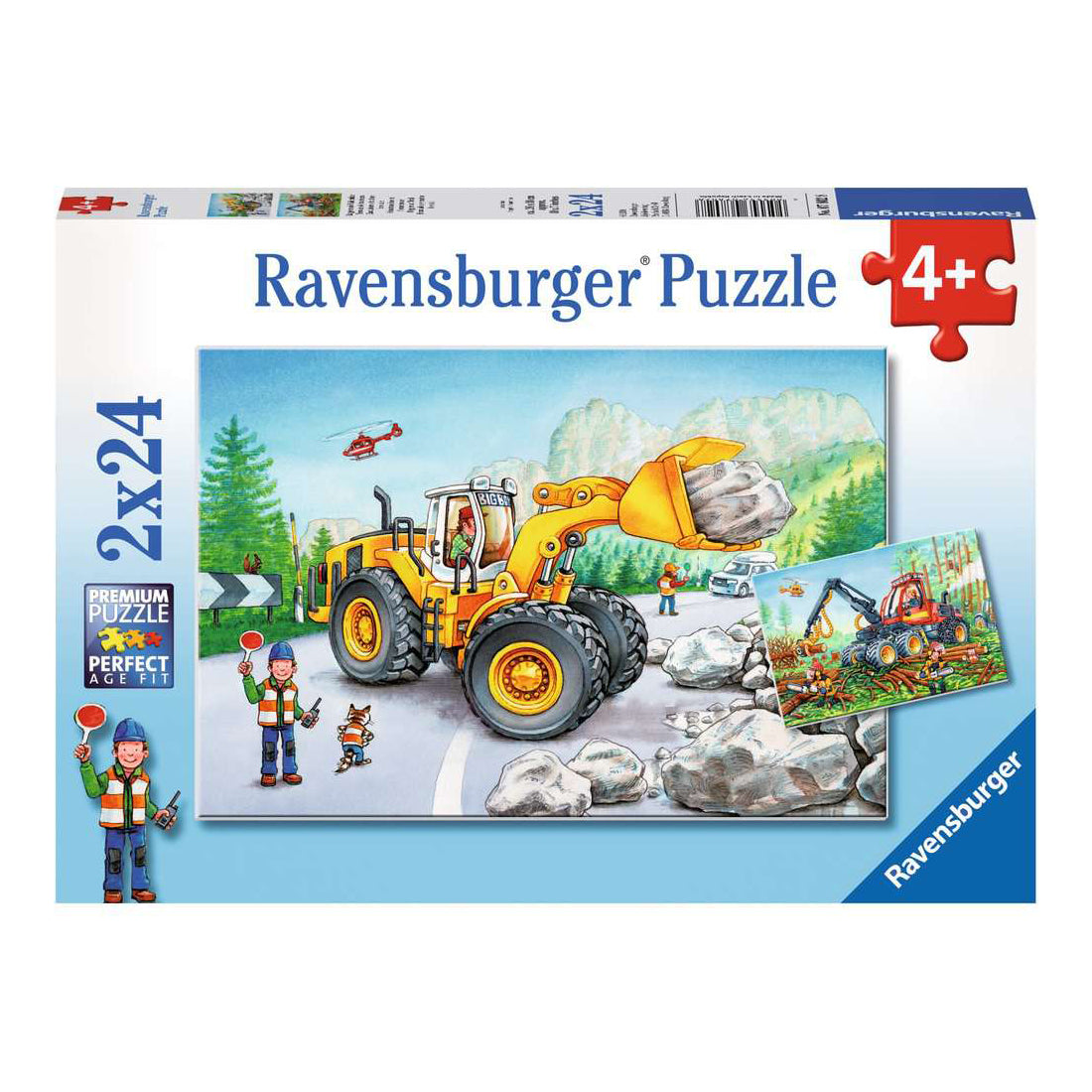 Ravensburger puslespil, Gravemaskiner 2x24