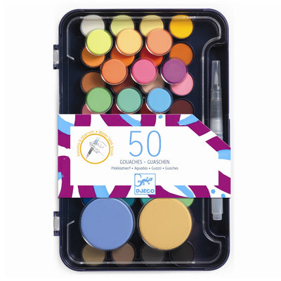 Vandfarver, 50 gouaches