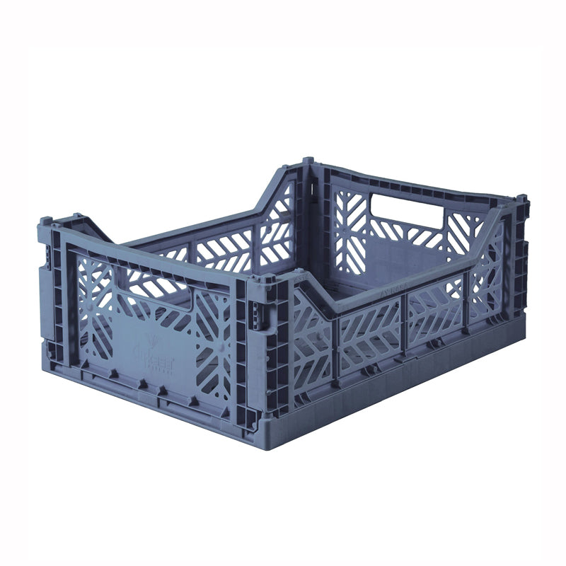 Foldekasse, midi blue grey