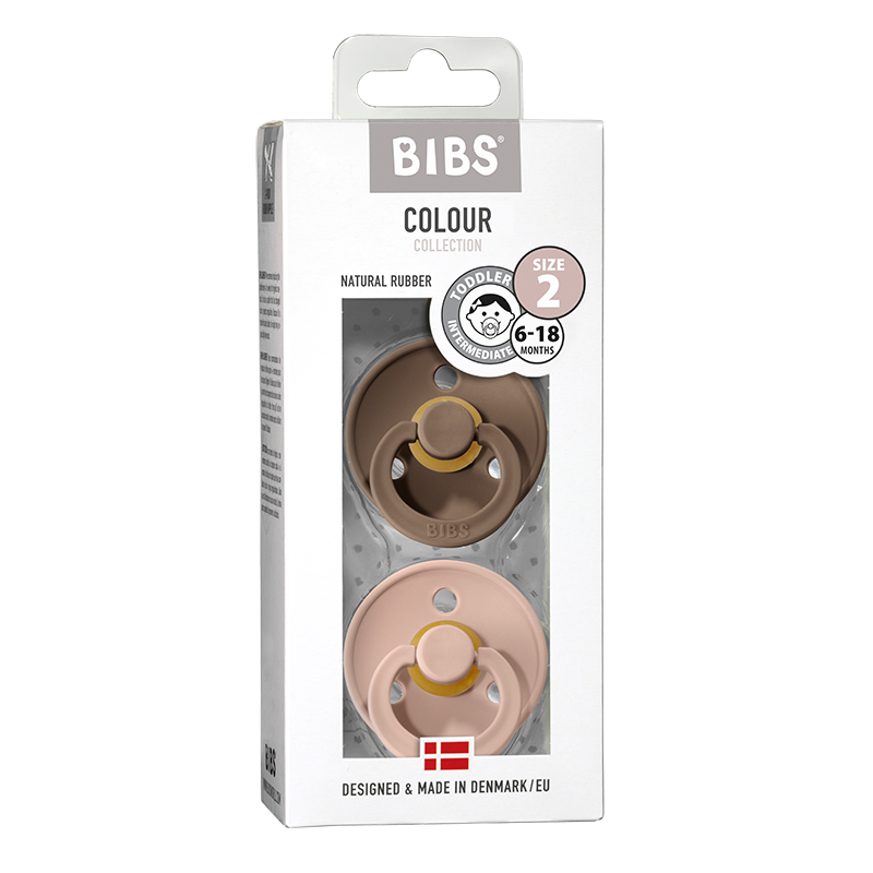 BIBS Colour sut, oak/blush 2-pak