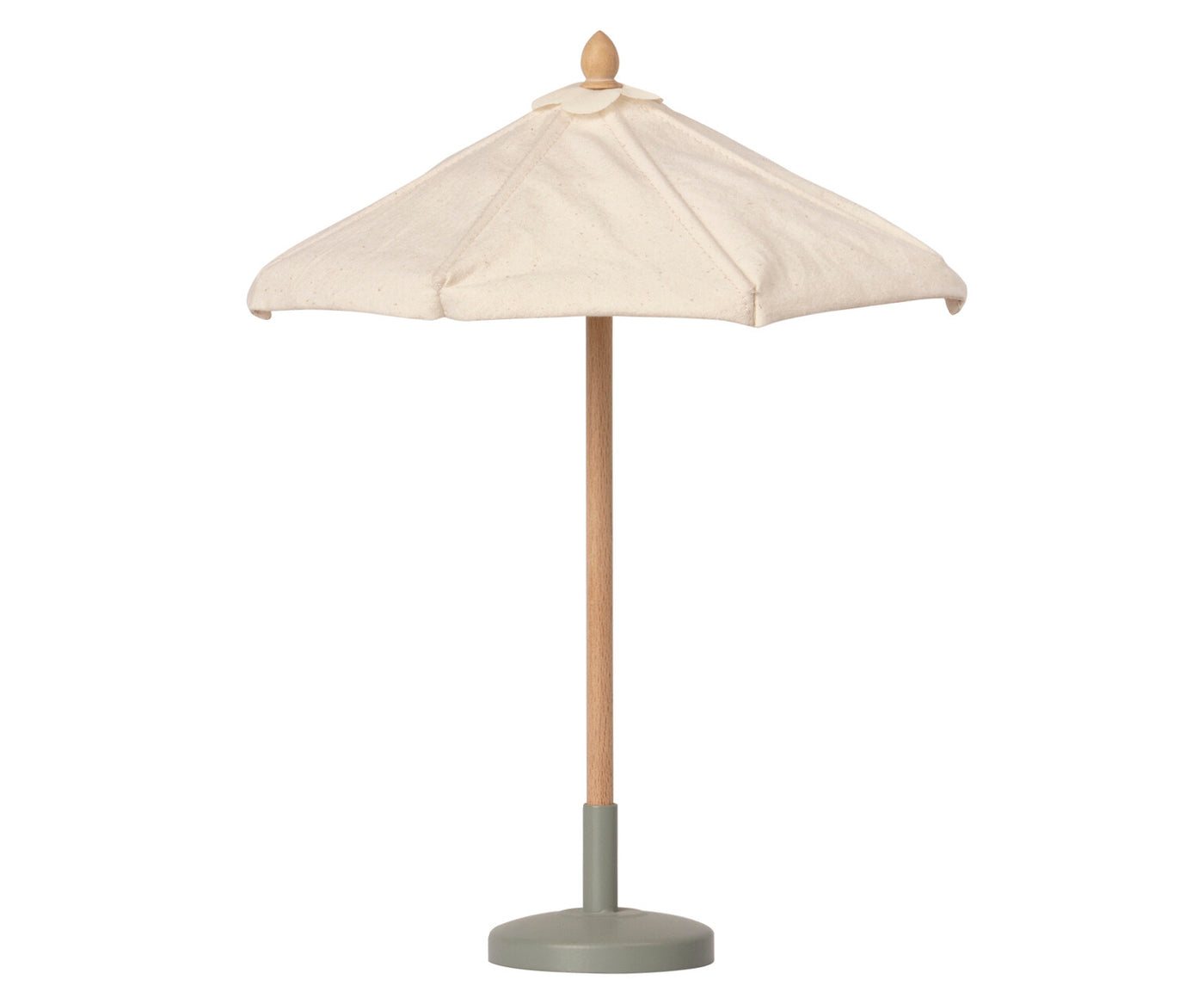 Maileg tilbehør, parasol miniature off white