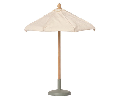 Maileg tilbehør, parasol miniature off white