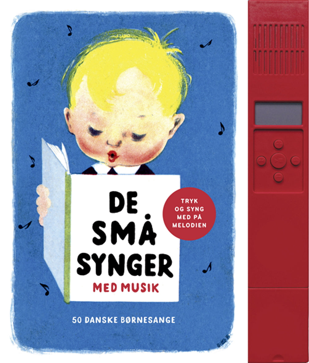 Bog, De små synger, med musikpanel