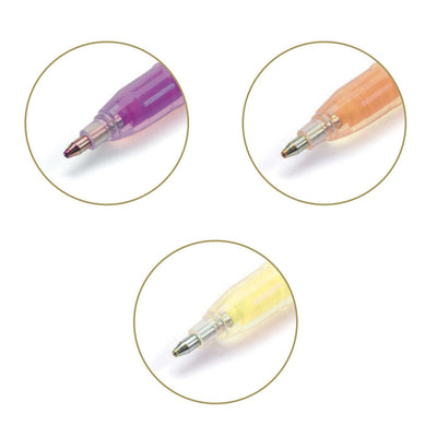 Djeco Lovely paper gel pens, pastel fluo